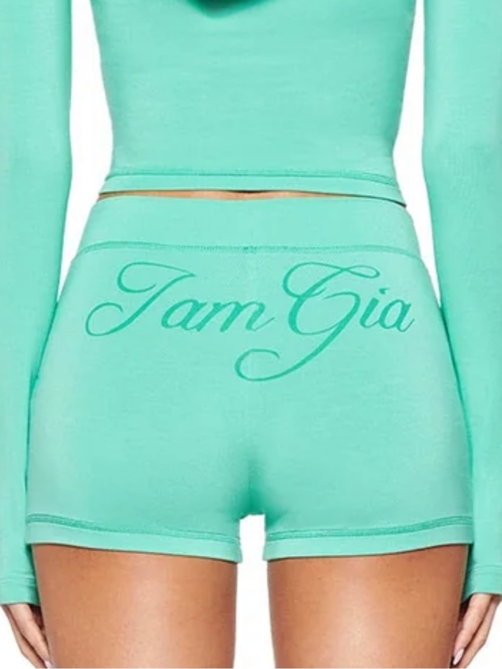 I AM GIA “Blare” Women's Mint Green Lounge Shorts